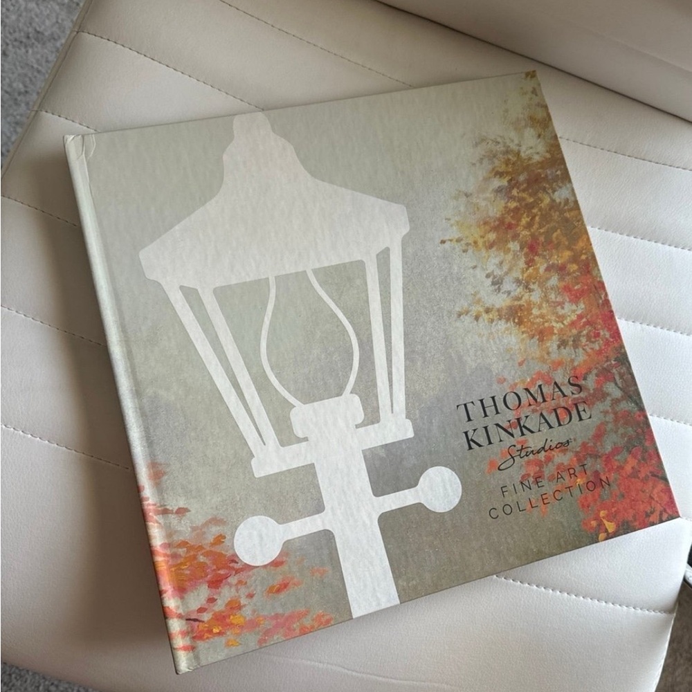 Thomas Kinkade Studios Fine Art Collection Book - Gray and Orange